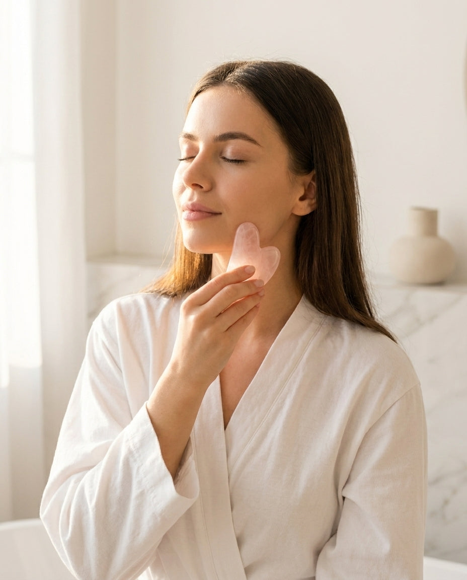 Rose Quartz Gua Sha Stone